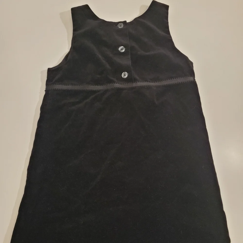 Gap Black Velvet Touch Girl's Dress